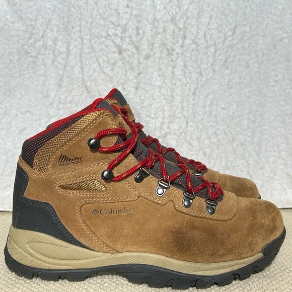 Columbia Womens Newton Ridge Plus Elk Leather Waterproof Hiking Boot Shoes SZ 9W - Picture 1 of 12
